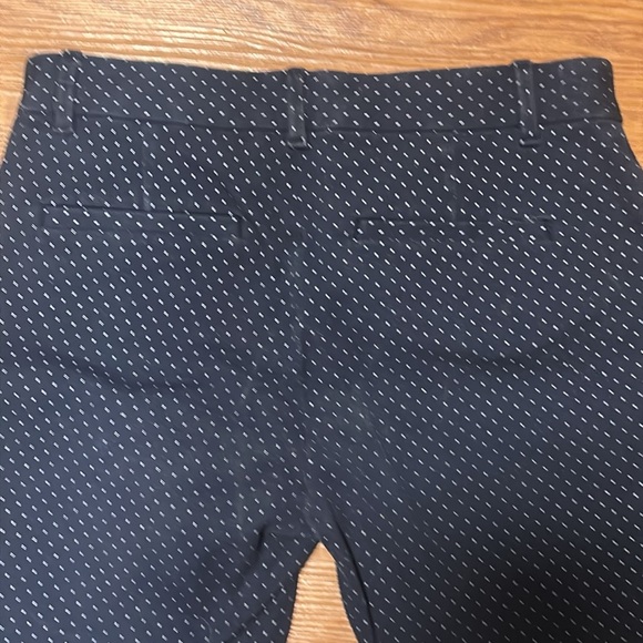 GAP Dark Blue Skinny Ankle Pants with White Dots - Picture 6 of 12
